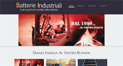 Desktop Screenshot of batterieindustriali.net